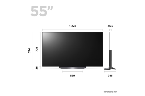 TELEVIZOR LG 55B33LA | 55" OLED 4K SMART TV WEBOS