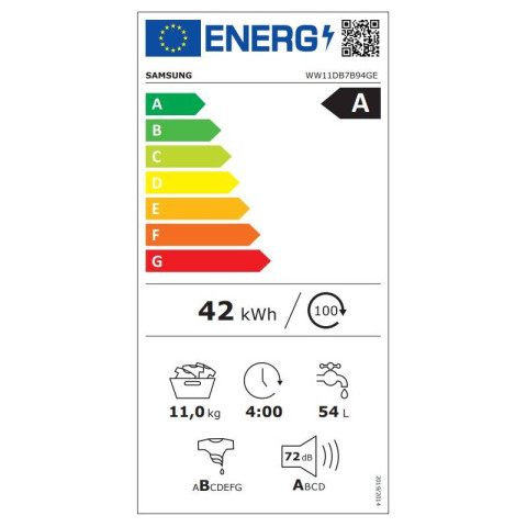 RROBALARËSE SAMSUNG WW11DB7B94GEU4 11KG 1400RPM
