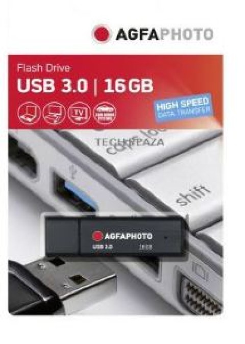 USB DRIVE AGFAPHOTO | 16GB USB 3.0 BLACK