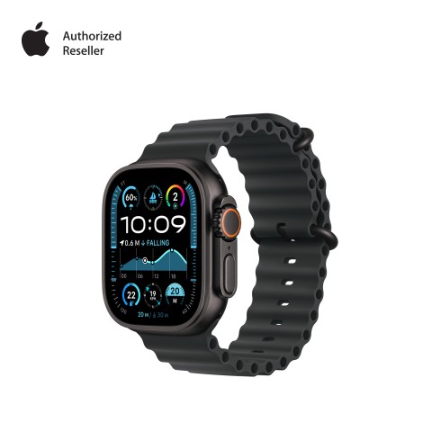 Apple Watch Ultra2 v2 Cellular 49mm Black Titanium Case with Black Ocean Band