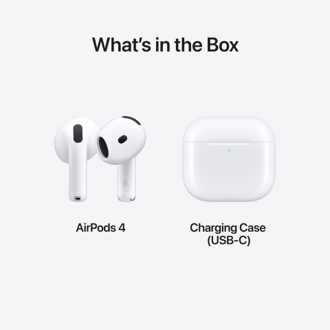 Apple AirPods 4 (USB-C) with Active Noise Cancellation