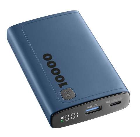 POWER BANK CELLULARLINE ELITE PBDISPL01PD10000B | 10000MAH 20W I ZI