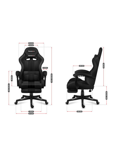 Karrige gaming Huzaro FORCE 4.7, 140kg, 43-53cm, i hirtë 7