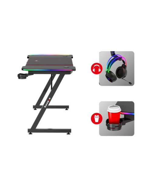 TAVOLINE GAMING HUZARO HZ-HERO 3.3 | RGB BLACK 4