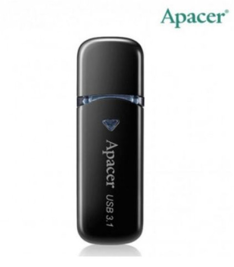 USB DRIVE APACER AH355 | 16GB USB 3.0 BLACK 