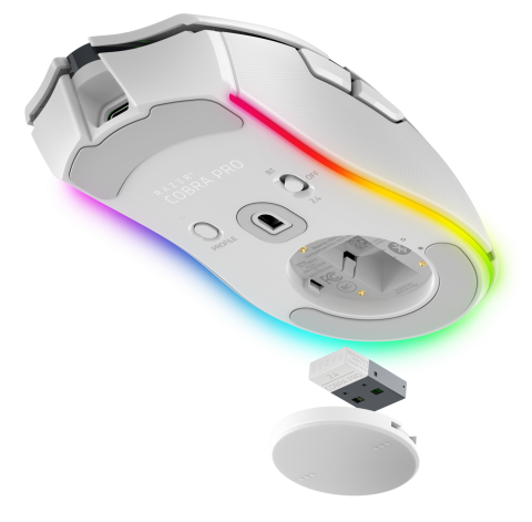 MOUSE GAMING RAZER COBRA PRO WHITE