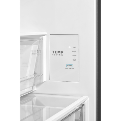 FRIGORIFER I KOMBINUAR MIDEA MDRB600MME46 443L INOX GREY 201CM