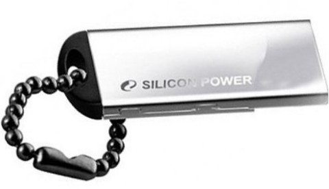 USB DRIVE SILICON POWER TOUCH 830 | 8GB USB 2.0 SHOCK/WATERPROOF SILVER