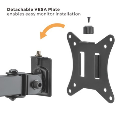 MBAJTESE MONITORI BRATECK LDT66-C024 | DUAL LEVIZESE 17"-32" 9KG