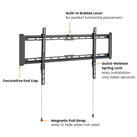 MBAJTESE TV BRATECK LP77-48F | STATIKE 43"-90" 75KG