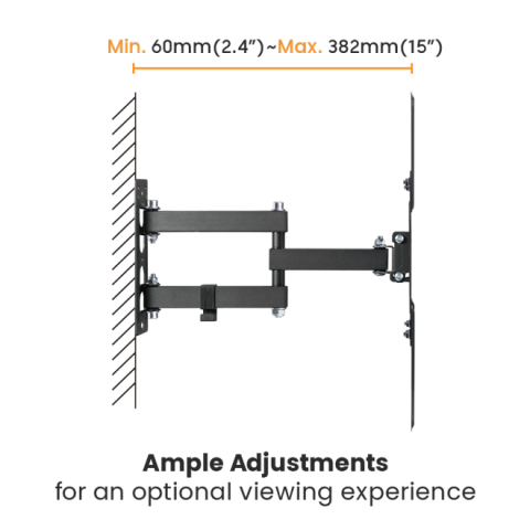 MBAJTESE TV BRATECK LPA68-443 | LEVIZESE 23"-55" 30KG