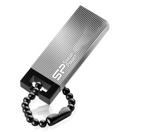 USB DRIVE SILICON POWER TOUCH 835 | 32GB USB 2.0 SHOCK/WATERPROOF IRON GRAY