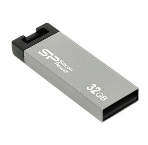 USB DRIVE SILICON POWER TOUCH 835 | 32GB USB 2.0 SHOCK/WATERPROOF IRON GRAY
