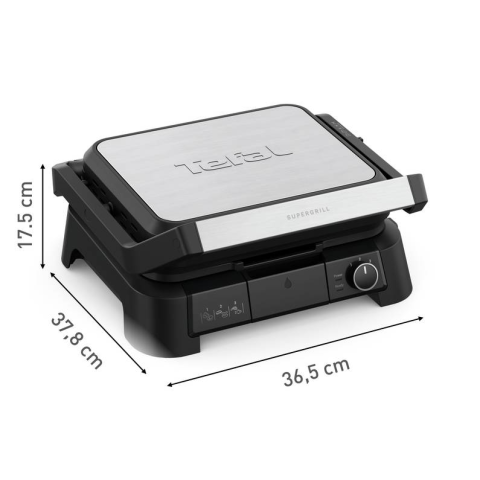TOSTER SUPERGRILL TEFAL GC510DE0 3IN1 INOX