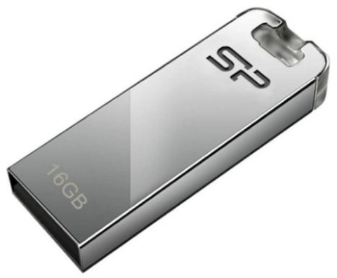 USB DRIVE SILICON POWER TOUCH T03 | 16GB USB 2.0 SHOCK/WATERPROOF SILVER
