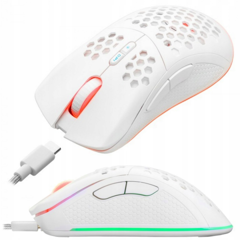 MOUSE GAMING MS FOCUS M700 WIRELESS| 8000DPI WHITE