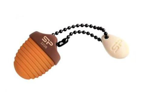 USB DRIVE SILICON POWER TOUCH T30 | 32GB USB 2.0 SHOCK/WATERPROOF BROWN