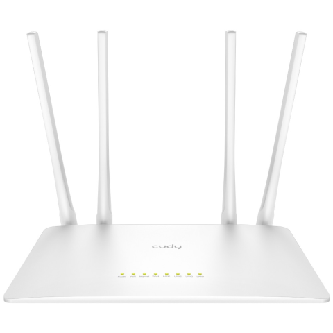 WIRELEES ROUTER CUDY WR1200-AC1200 4 ANTENA 2.4GHZ 300 MBPS 