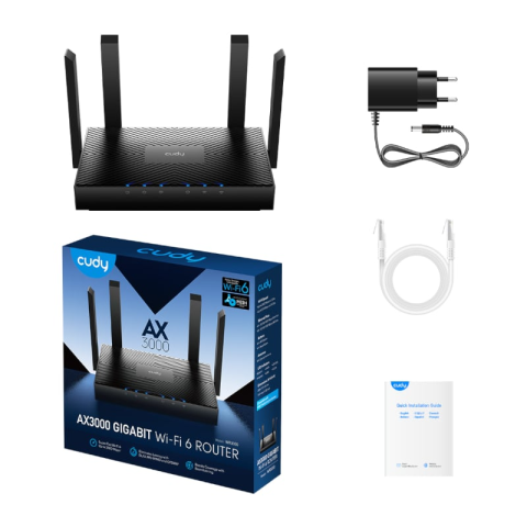 WIRELEES MESH ROUTER CUDY WR3000-AX3000 WIFI 6 