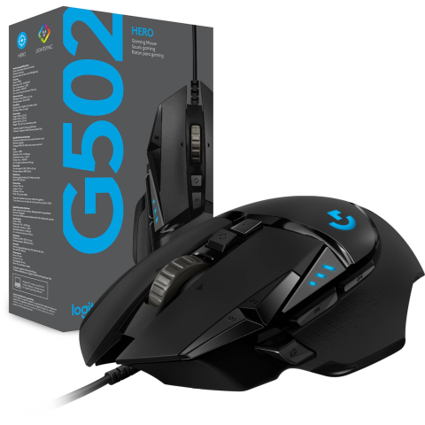 MOUSE GAMING LOGITECH G502 HERO | 11D 16000DPI