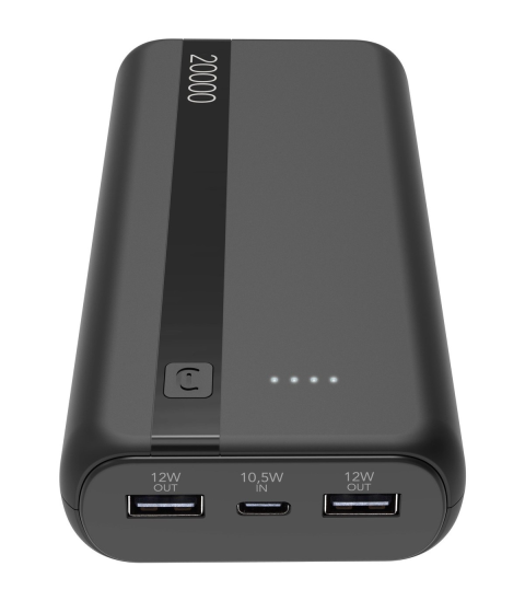 POWER BANK CELLULARLINE PBENTRY20000K | 20000MAH I ZI
