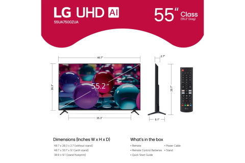 TELEVIZOR LG 75UA74006LB | 75" LED UHD 4K WEBOS