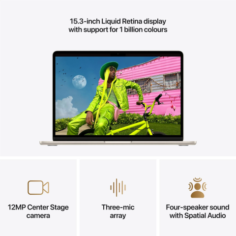 Apple MBA 13.6: STARLIGHT/M5 10C CPU/8C GPU/16GB/512GB-ZEE