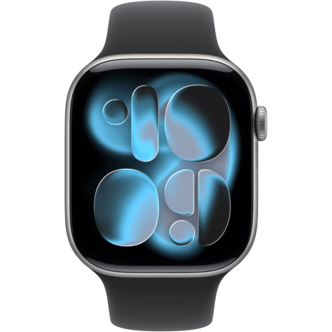 Apple Watch S11 GPS 42mm Space Grey Aluminium Case with Black Sport Band - M/L 2