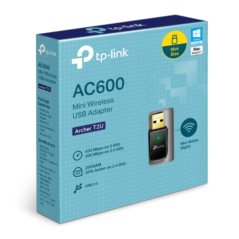 USB WIRELESS TP-LINK Archer T2U AC600 | 150MBPS 4