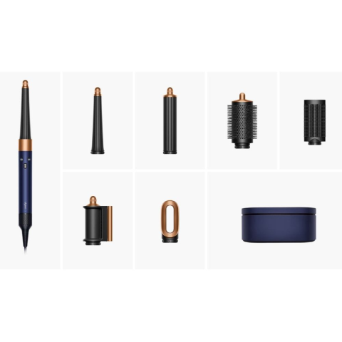 STILIZUES FLOKESH DYSON AIRWRAP I.D. 107163 PRUSSIAN BLUE/RICH COPPER STRAIGHT+WAVY