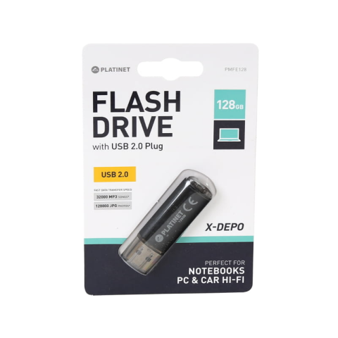 USB DRIVE PLATINET X-DEPO PMFE32BL | 32GB USB 2.0 E ZEZE