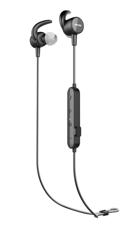 Kufje Sport Philips Tasn503Bk/00 | Wireless Waterproof Mic In-Ear Black