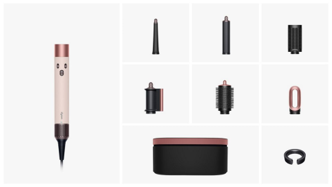 STILIZUES FLOKESH DYSON AIRWRAP I.D. CERAMIC PINK/ROSEGOLD STRAIGHT+WAVY