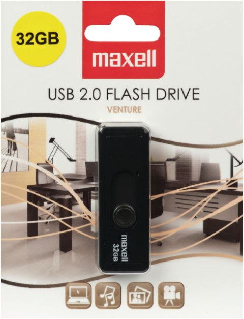 USB MAXELL 32GB VENTURE MEGA