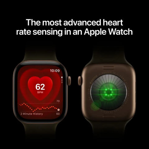 Apple Watch S12 GPS 42mm Light Gold Aluminium Case with Sand Sport Band - S/M 3