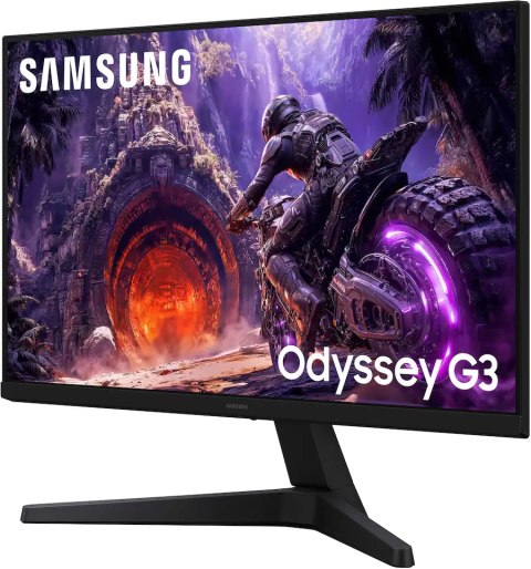 MONITOR SAMSUNG ODYSSEY G3 24" | FHD | IPS | 200HZ | 1MS | HDMI/DP | BLACK 6