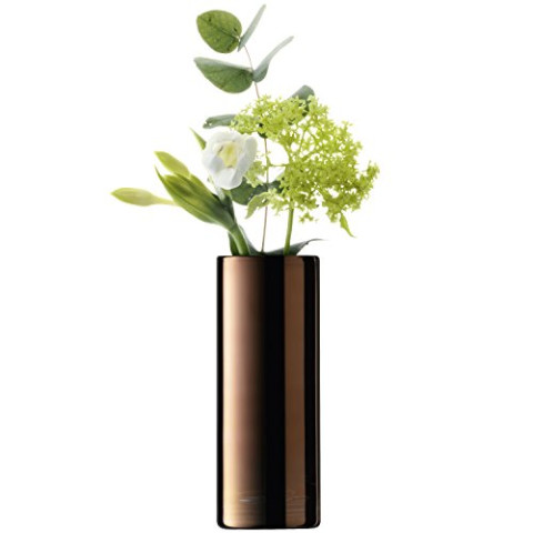 VAZO FLOWER METALLIC MINI CYLINDER VASE H13SM COPPER