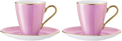 SET ME FILXHANA PER KAFFE - COFFEE CUP & SAUCER 0.1L ROSE