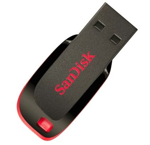 USB DRIVE SANDISK CRUZER BLADE | 16GB USB 2.0 BLACK SDCZ50-O16G-B35