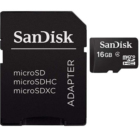 MICRO SD SANDISK ULTRA | 16GB UHS-I CLASS10 80MB/S SDSQUNS-016G-GN3MN