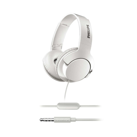 KUFJE PHILIPS SHL3175WT/00 | BASS+ MIC WHITE