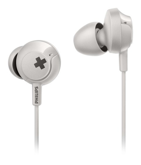 KUFJE PHILIPS SHE4305WT/00 | BASS+ MIC IN-EAR WHITE