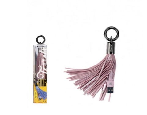 REMAX CABLE FOR IPHONE RASSELS RING RC-053I LIGHTING PINK