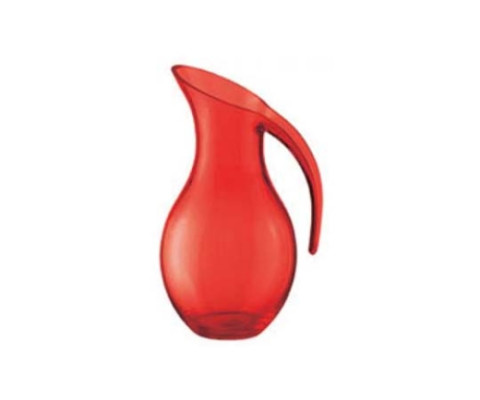 BOKALL BLOWN JUG 'HAPPY HOUR' RED 23430065