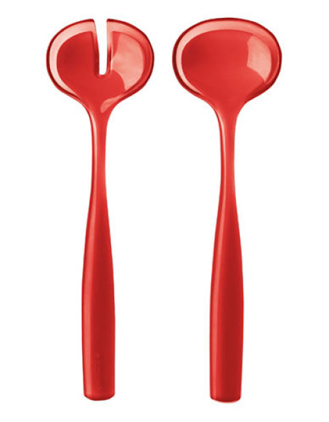 LUGE PER SHERBIM GUZZINI RED SALAD SERVERS GRACE 29730065