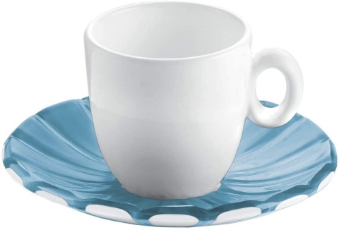 SET ME FILXHAN PER ESPRESSO 2PCS GUZZINI BLUE GRACE 28740081