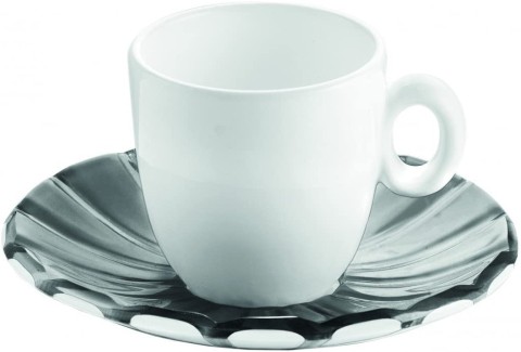 SET ME FILXHAN PER ESPRESSO 2PCS GUZZINI GREY GRACE 28740092