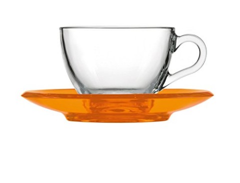 FILXHAN PER CAPPUCCINO/QAJ 1PCS WITH SAUCER ORANGE 29350045