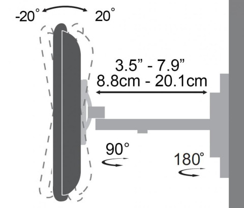 MBAJTESE TV SBOX LCD-441 | LEVIZESE 23"-55" 30KG
