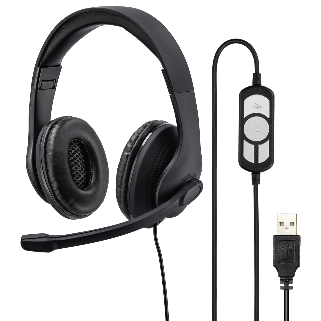 KUFJE HAMA HS-USB300 139924 | MIC USB 2M BLACK
